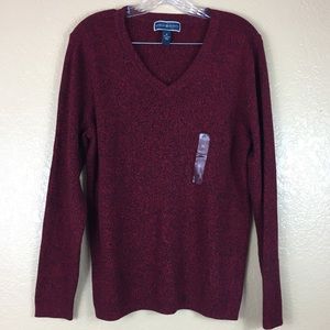 Women v neck  long sleeve shirt